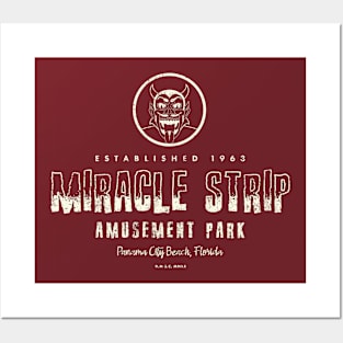 Panama City Beach Florida - Miracle Strip Amusement Park Posters and Art